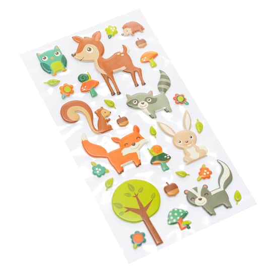 72PCS Make-a-Face Sticker,Fun Woodland Teaching Stickers，Make Your Own Safari Animal Mix and Match Sticker Sheets for Kids Party Favors Supplies、Gift of Festival （72 Different Expressions ）